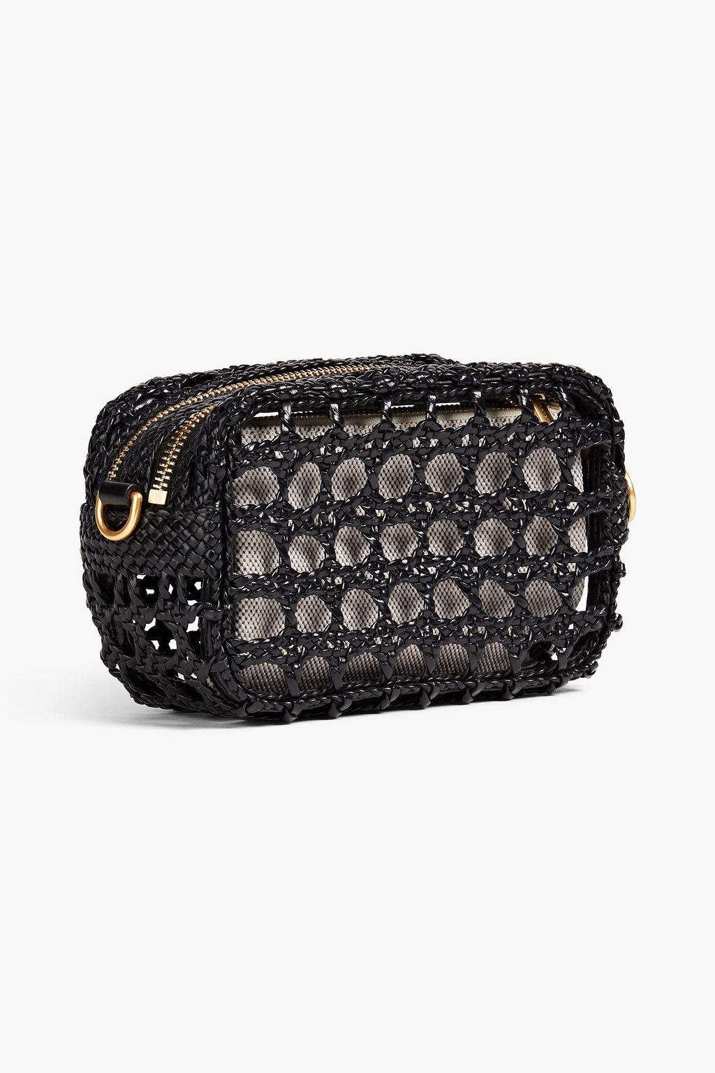 TORY BURCH Perry woven leather shoulder bag