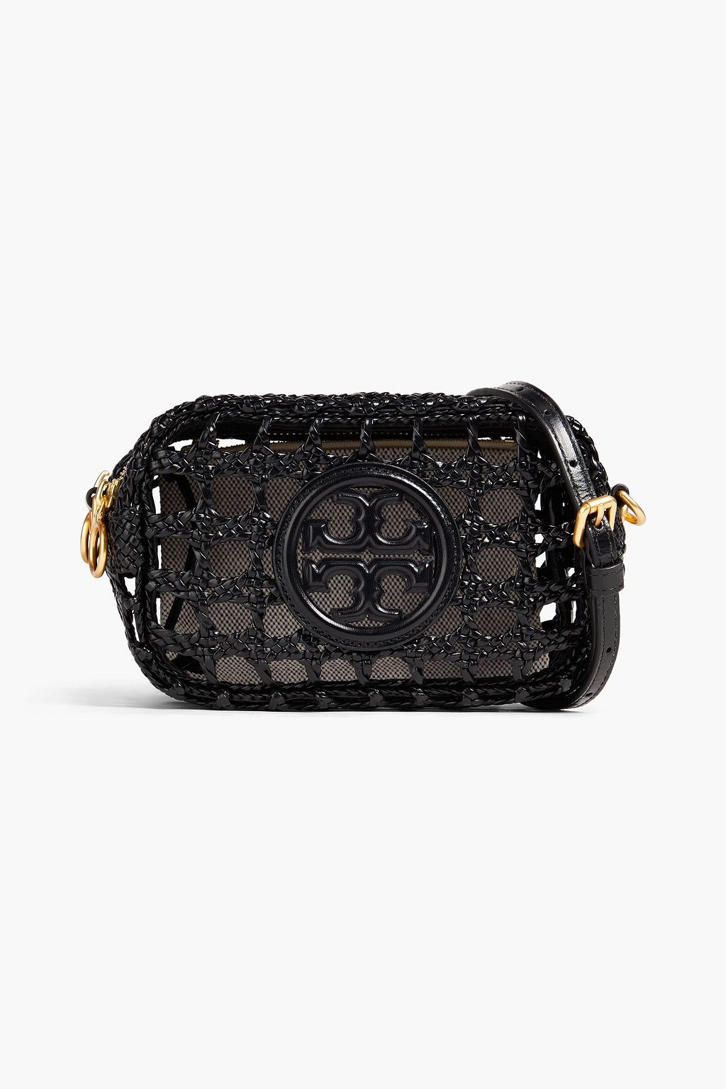 TORY BURCH Perry Bombe braided patent-leather shoulder bag | Sale up to 70%  off | THE OUTNET