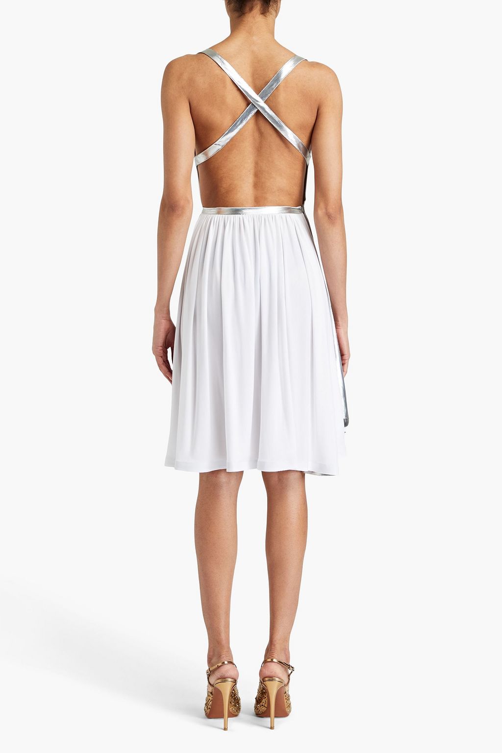 ALAÏA ジャージー ワンピース ドレープ入り
