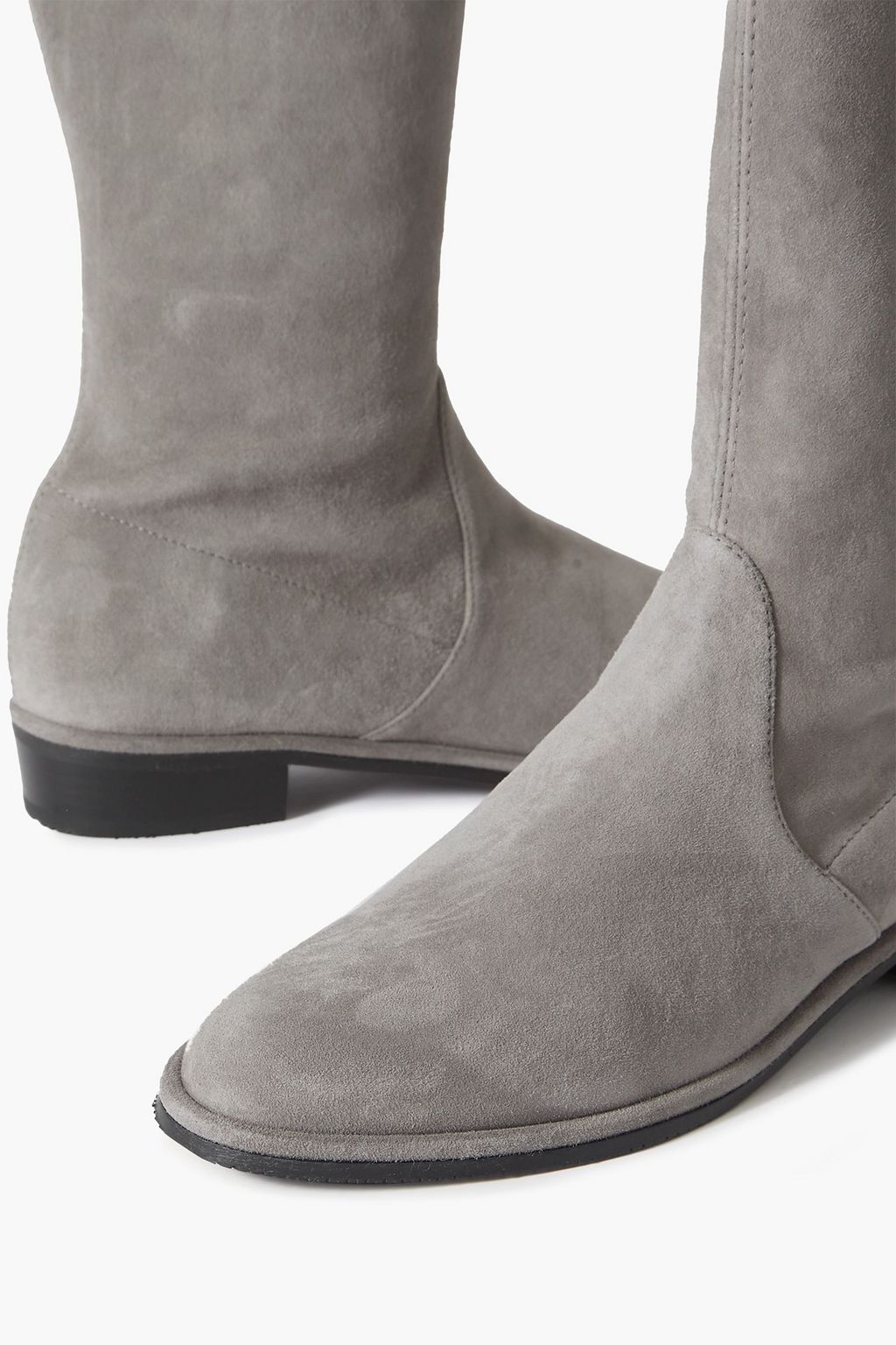 STUART WEITZMAN 스웨이드 싸이하이 부츠