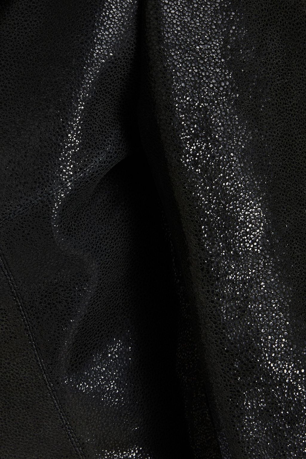 ALAÏA Asymmetric brushed-suede blazer