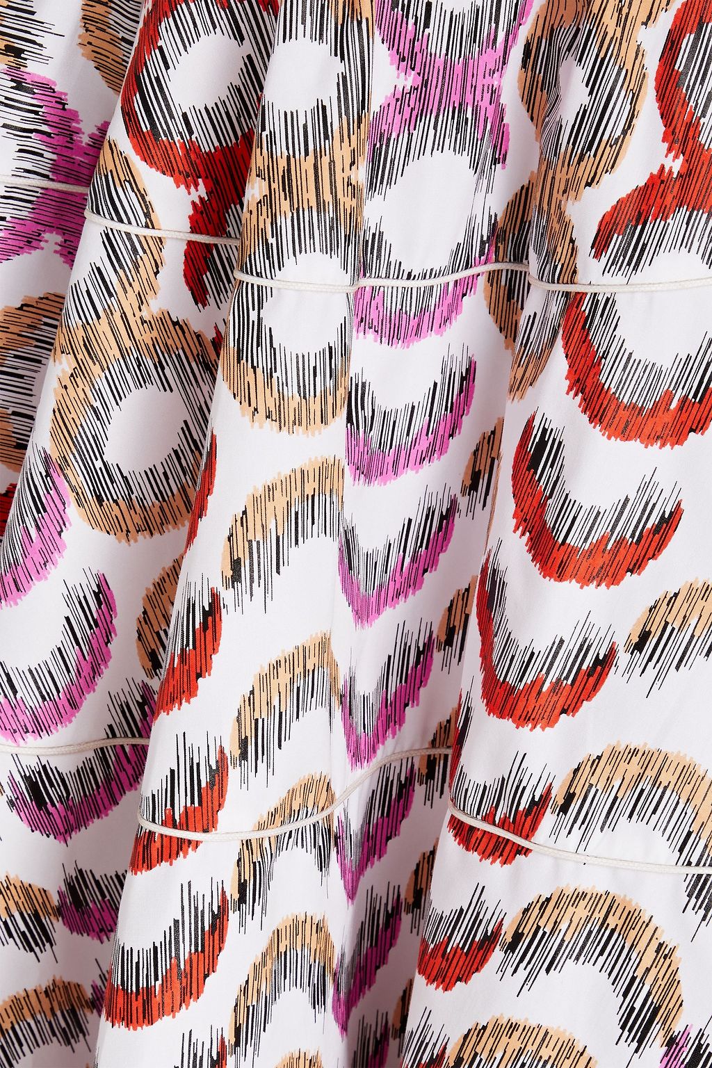 ALAÏA Printed cotton-poplin dress