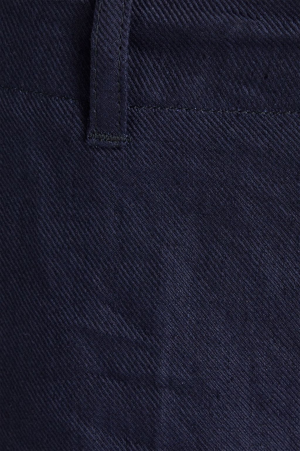 MAISON MARGIELA Buckle-detailed linen-twill pants