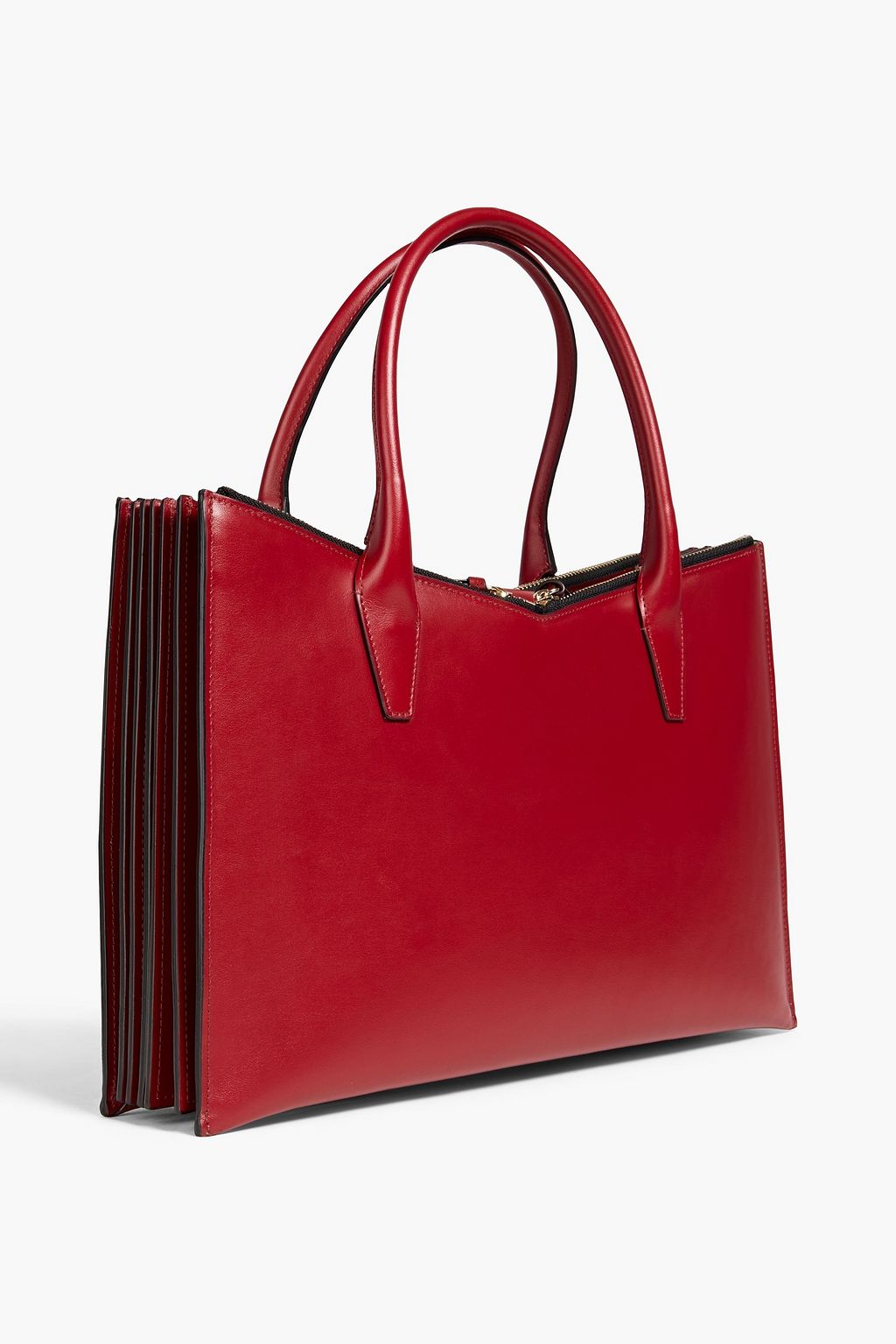 SARA BATTAGLIA Tati Plissé leather tote