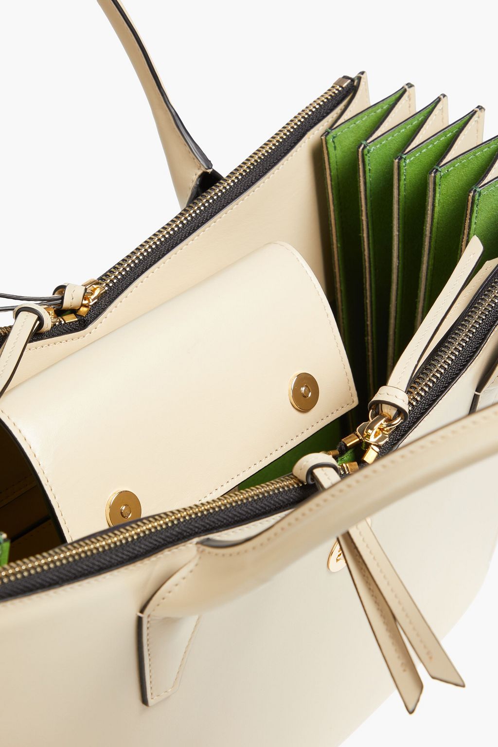 SARA BATTAGLIA Tati Plissé leather tote