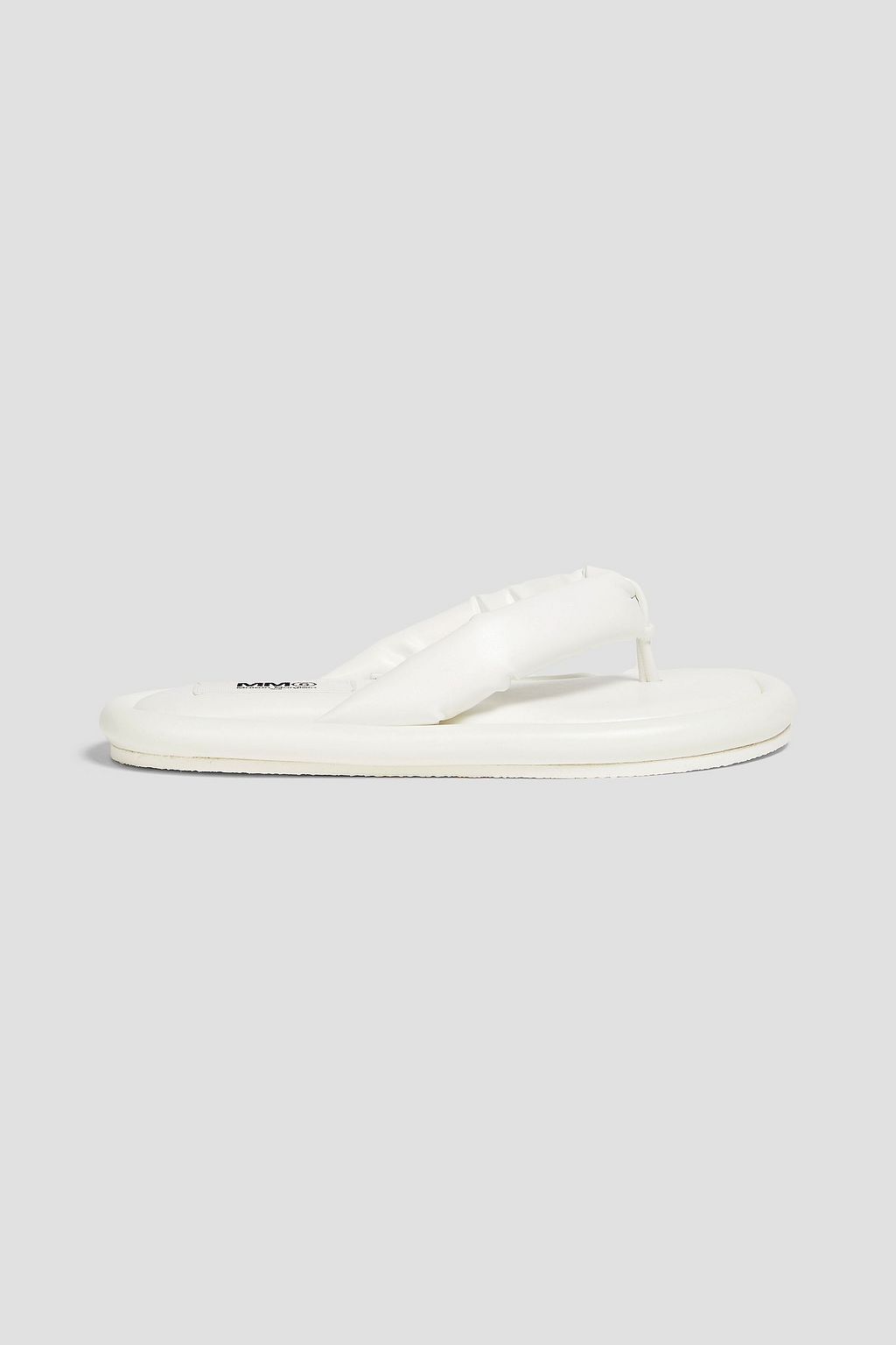 MM6 MAISON MARGIELA Padded faux leather flip flops THE