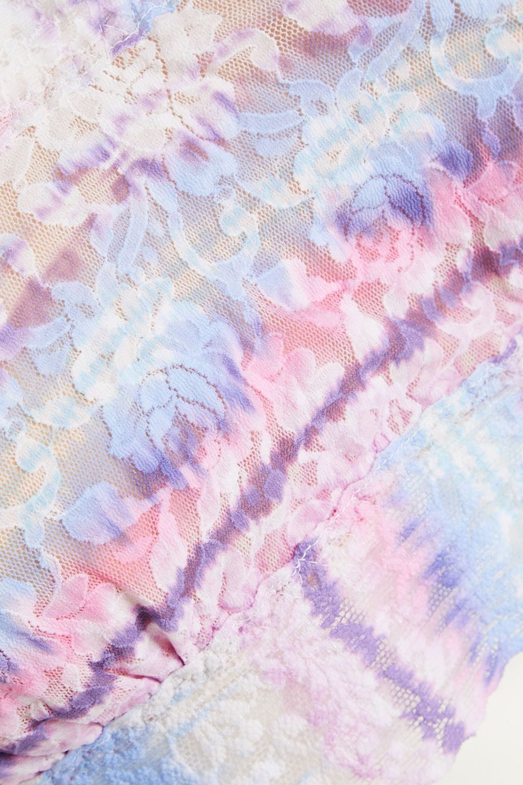 HANKY PANKY Tie-dyed stretch-lace bandeau bra
