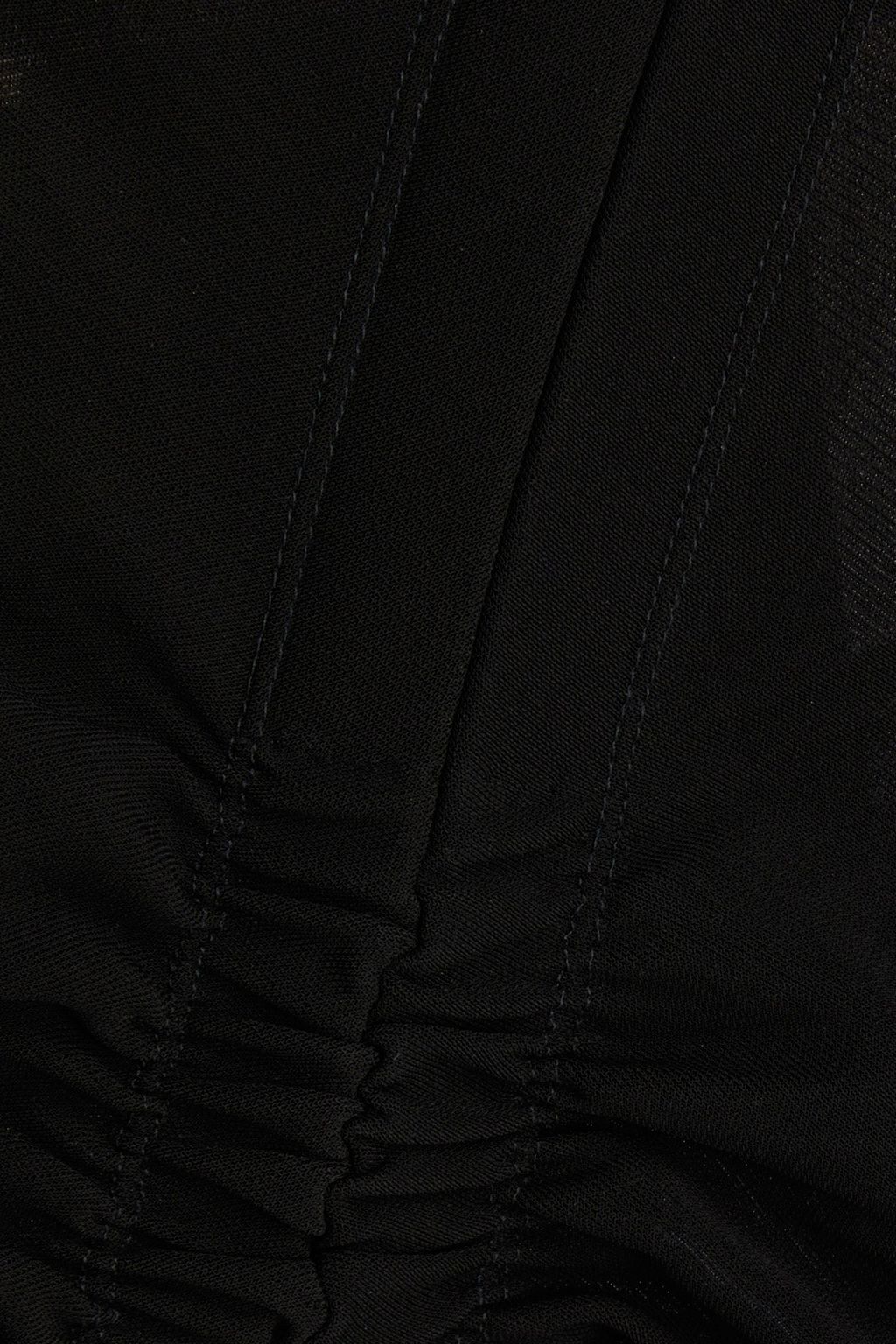 ALAÏA キュプラ ビスチェトップス ルーシュ入り