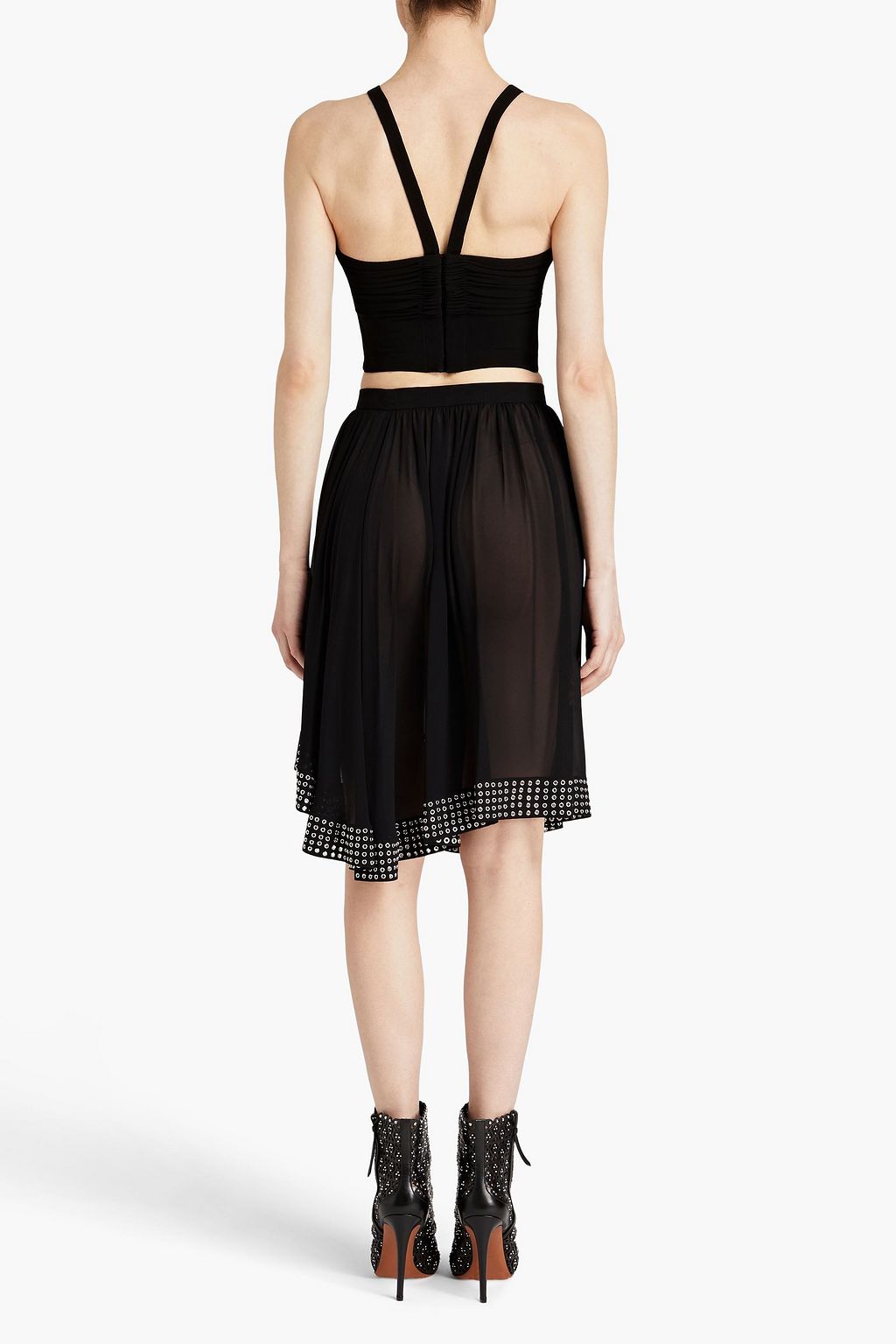 ALAÏA キュプラ ビスチェトップス ルーシュ入り