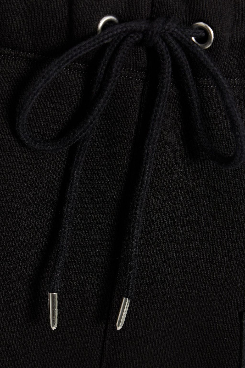 CHAMPION X NILI LOTAN Appliquéd French cotton-terry shorts