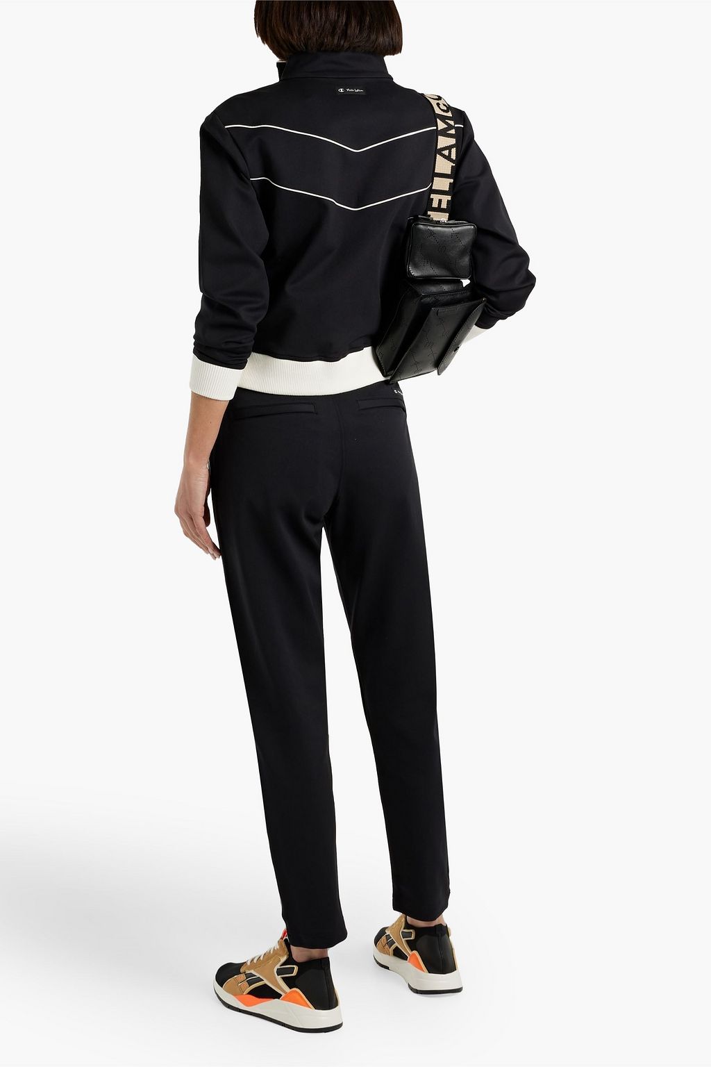 CHAMPION X NILI LOTAN Two-tone jersey jacket