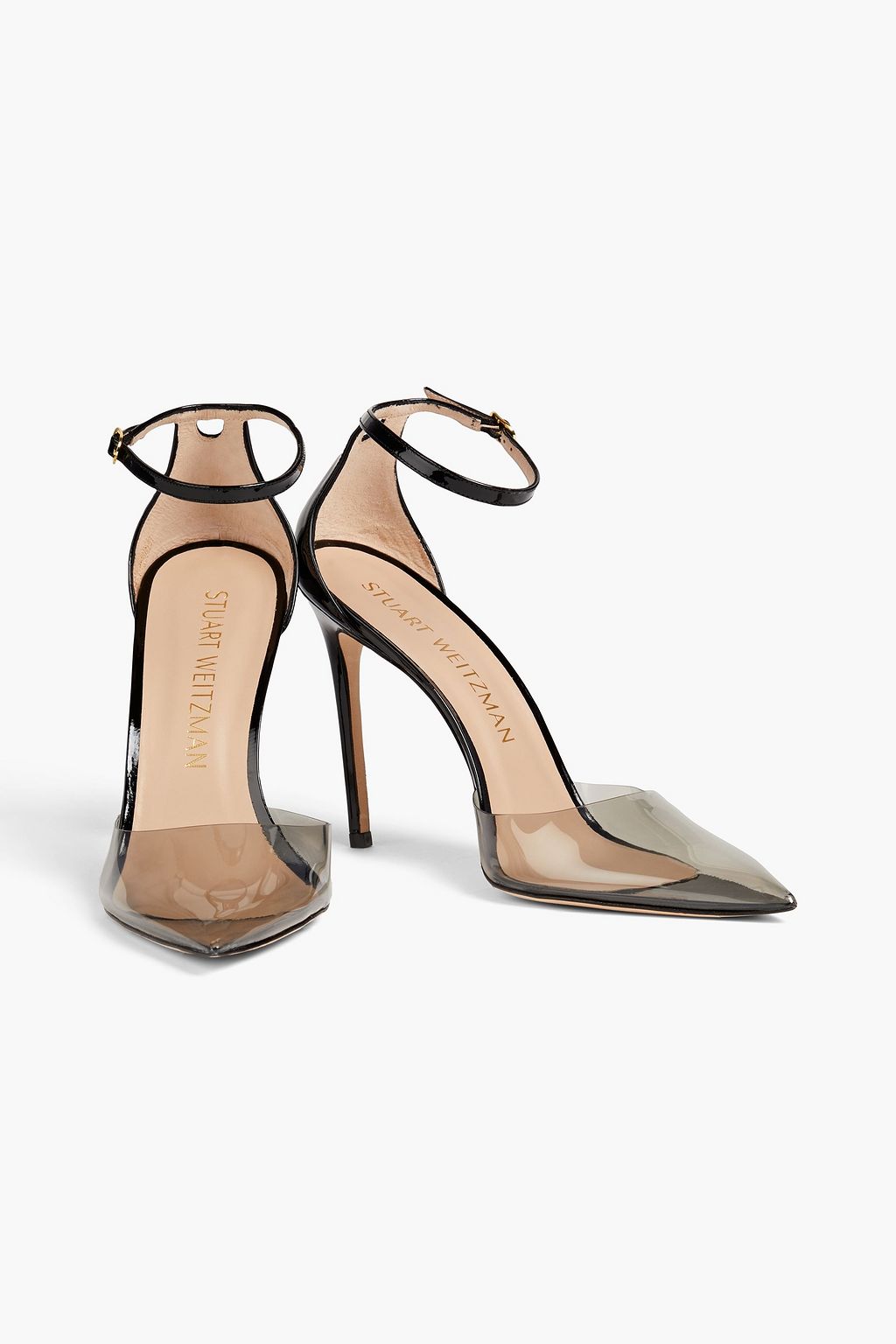 STUART WEITZMAN Stuart 100 Pumps aus Lackleder und PVC