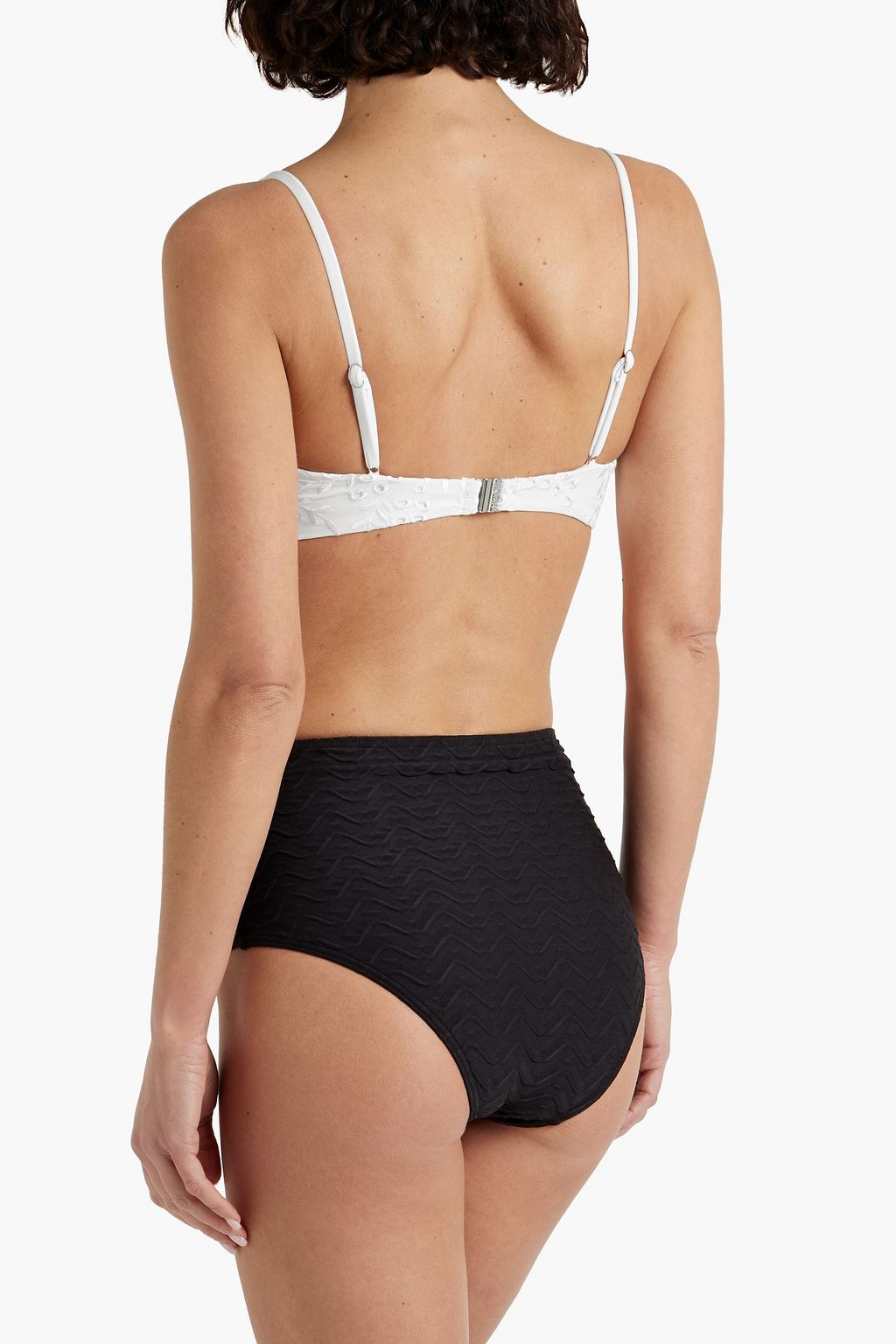 SEAFOLLY Costa Bella broderie anglaise bikini top