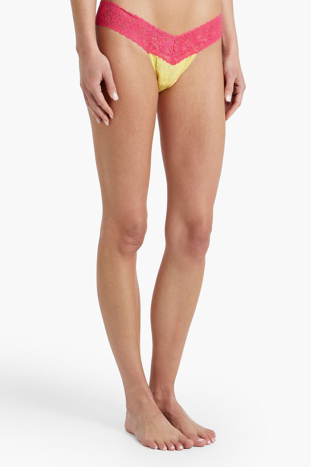 HANKY PANKY Signature set of five stretch-lace low-rise thongs