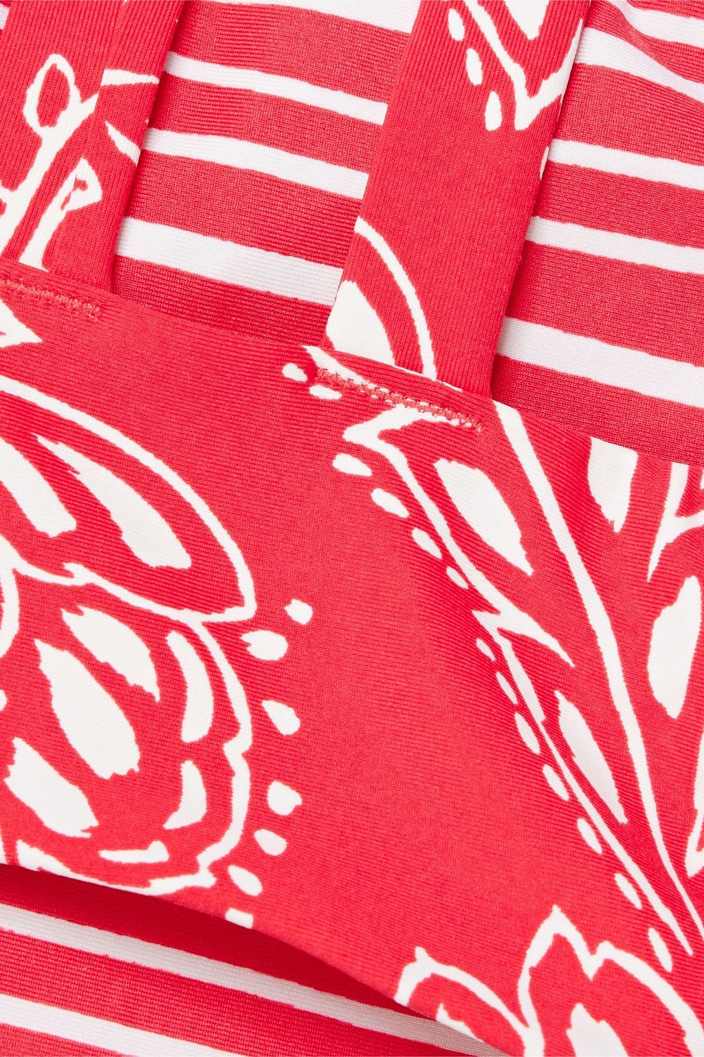 SEAFOLLY Folklore one-shoulder printed bikini top