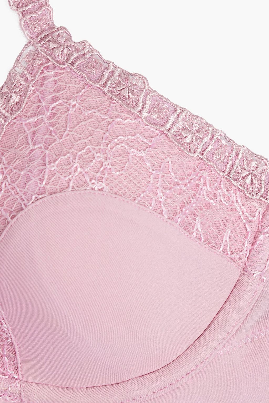 LA PERLA Lace and stretch-jersey underwired bra
