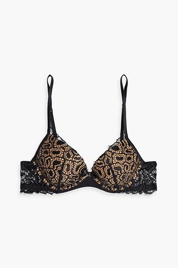 LA PERLA Stretch-lace underwired push-up bra