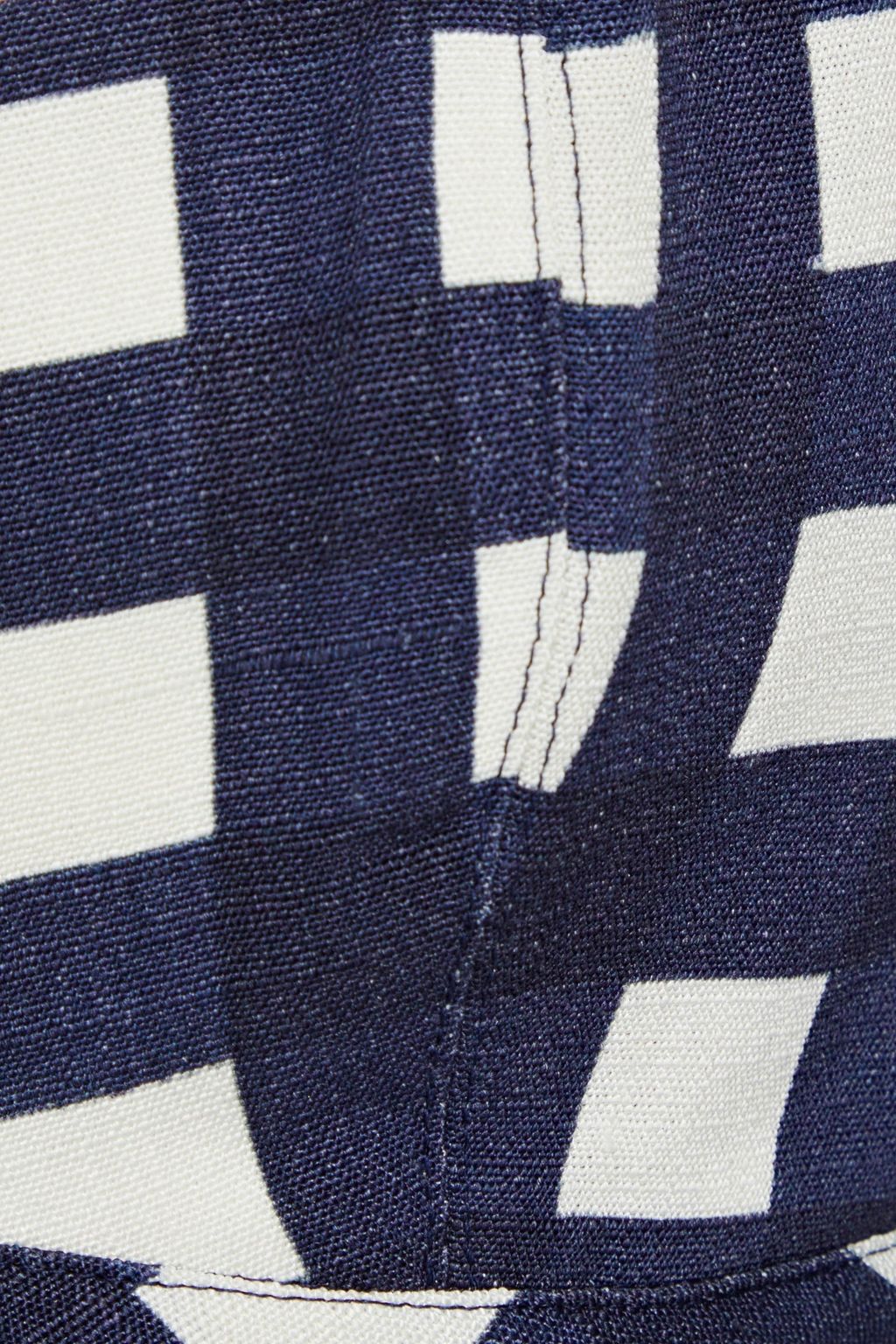 JACQUEMUS Limao cropped gingham woven halterneck top