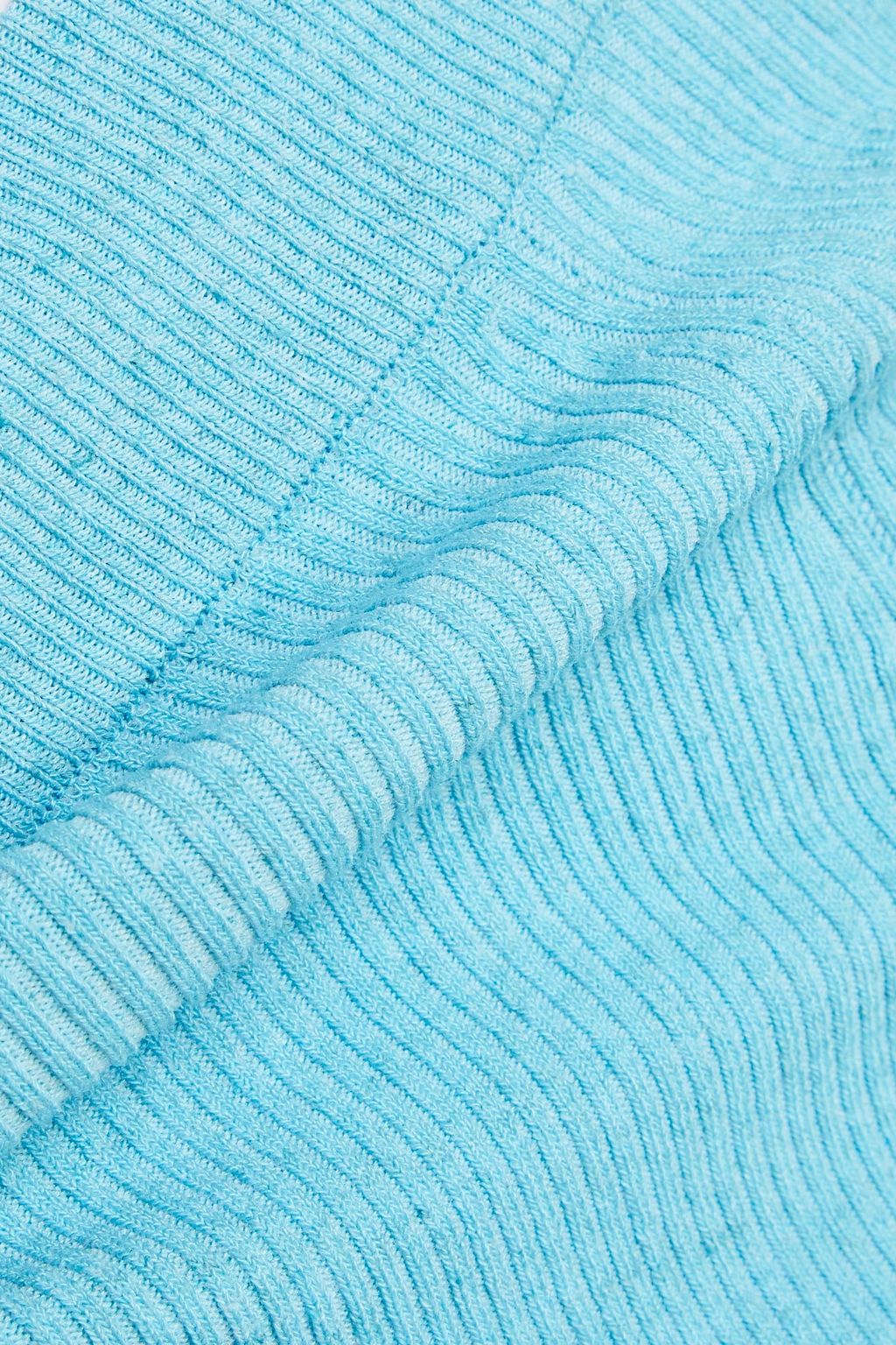 JACQUEMUS 리브 니트 플레어 팬츠