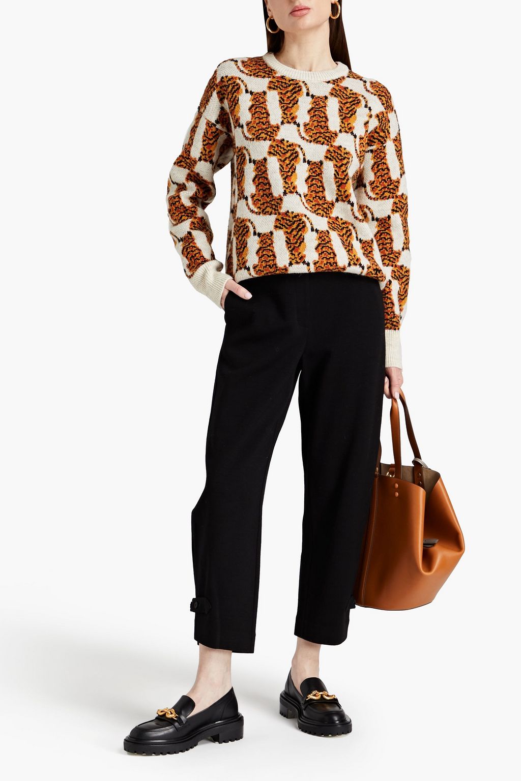 TORY BURCH Ponte tapered pants
