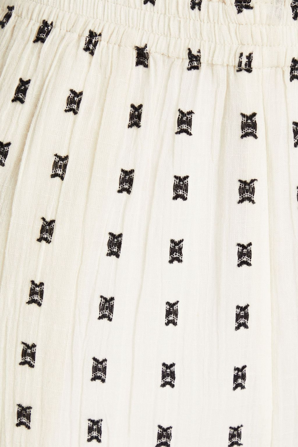 TORY BURCH 필 쿠페 코튼 거즈 테이퍼드 팬츠