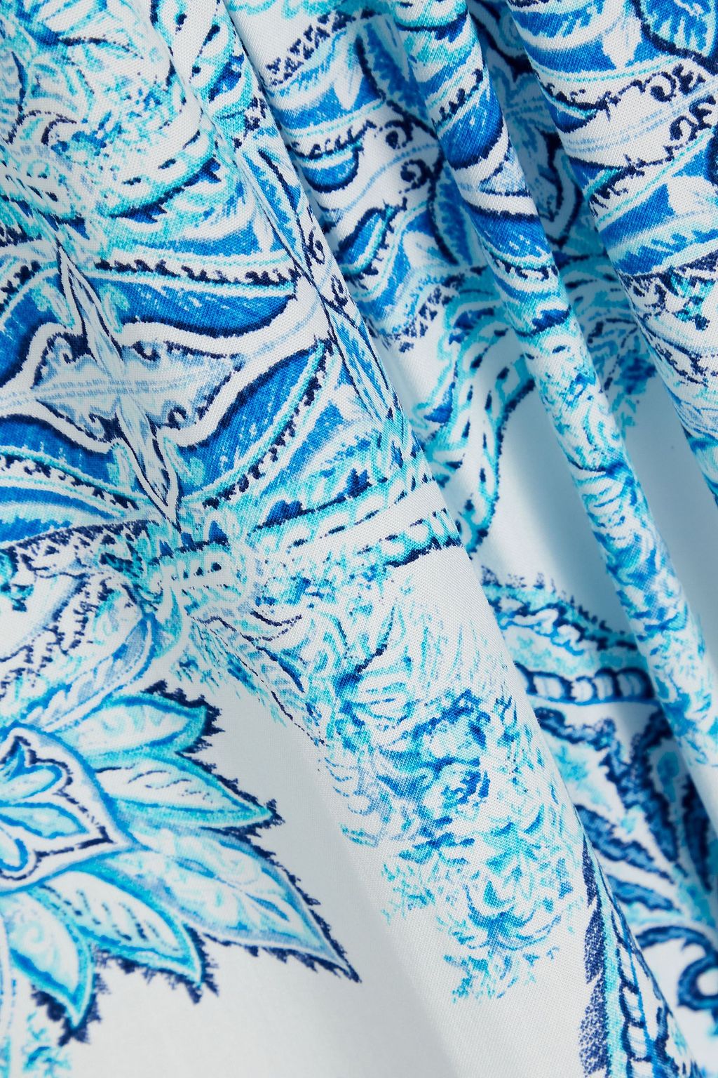 MELISSA ODABASH Petunia paisley-print voile maxi dress