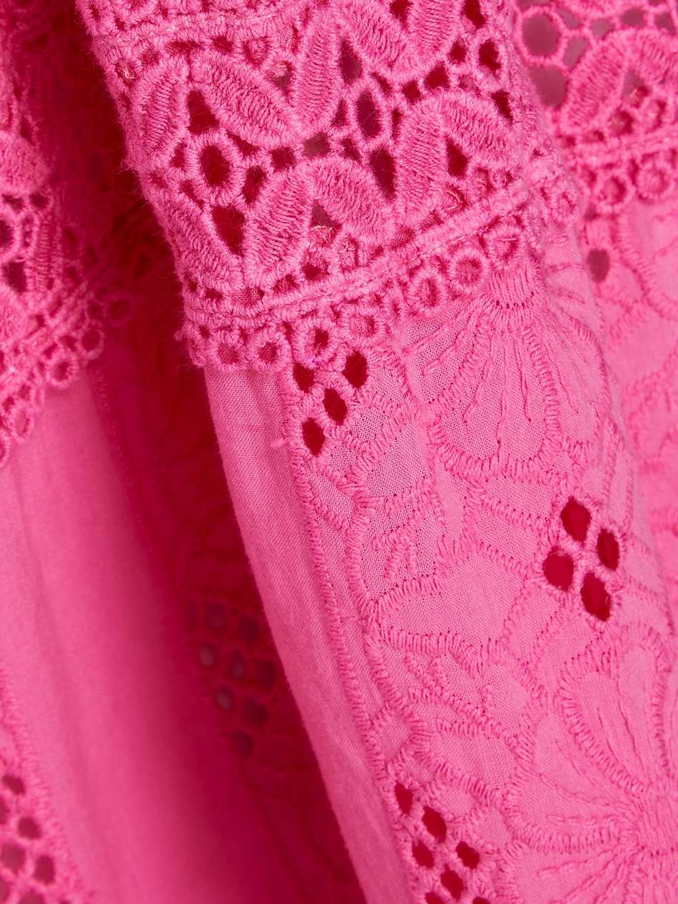 victoria broderie anglaise cotton mini dress