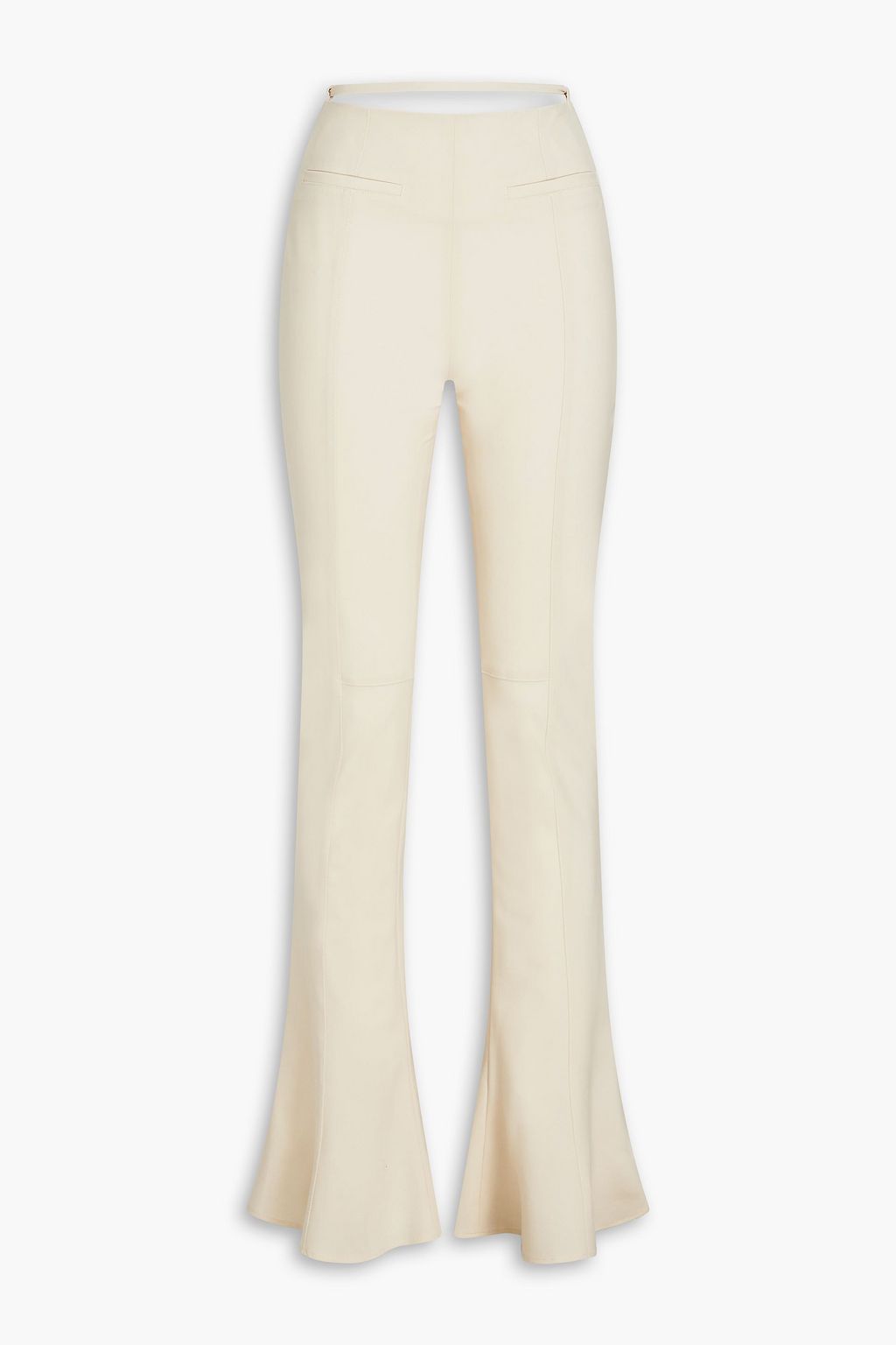 JACQUEMUS Tangelo stretch-wool flared pants | THE OUTNET