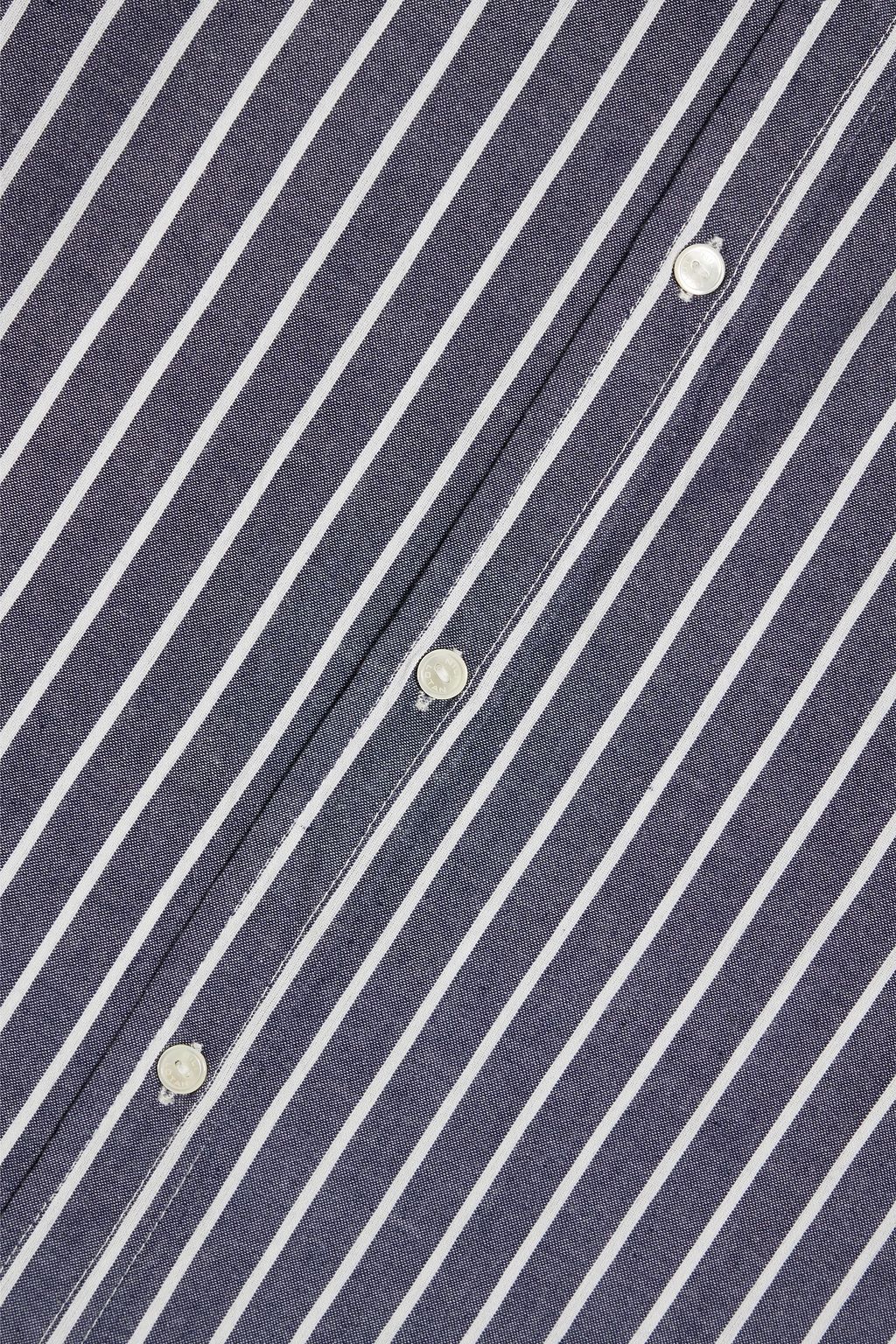 NILI LOTAN Hailey striped cotton-poplin shirt
