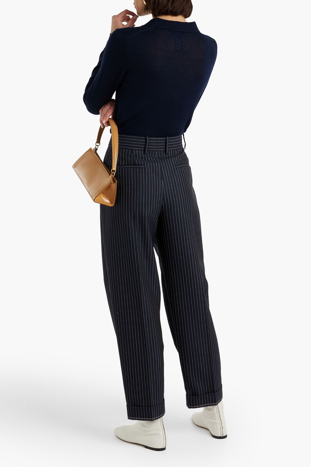 NILI LOTAN Cashmere polo sweater