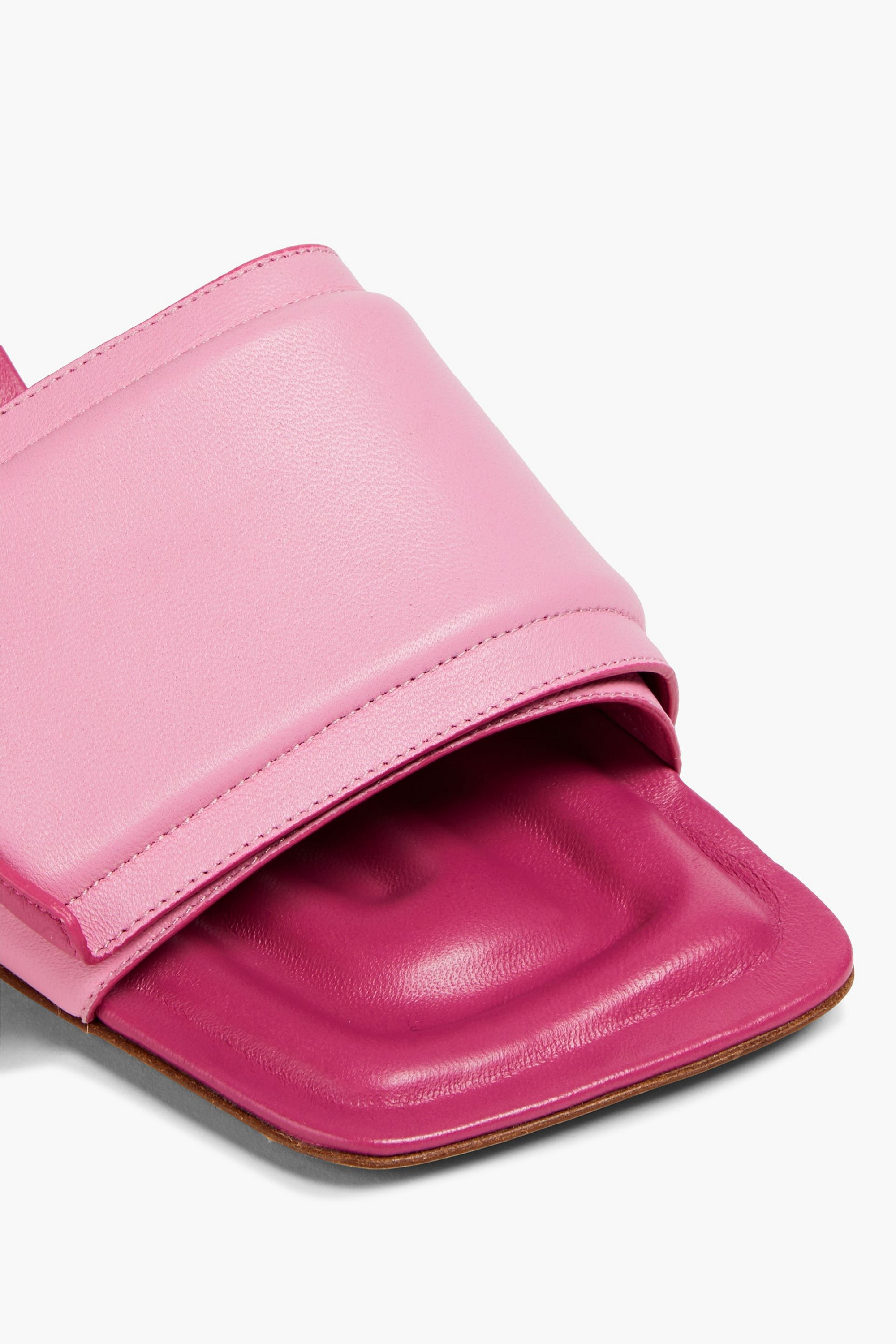 Jacquemus Piscine padded leather mules thumbnail