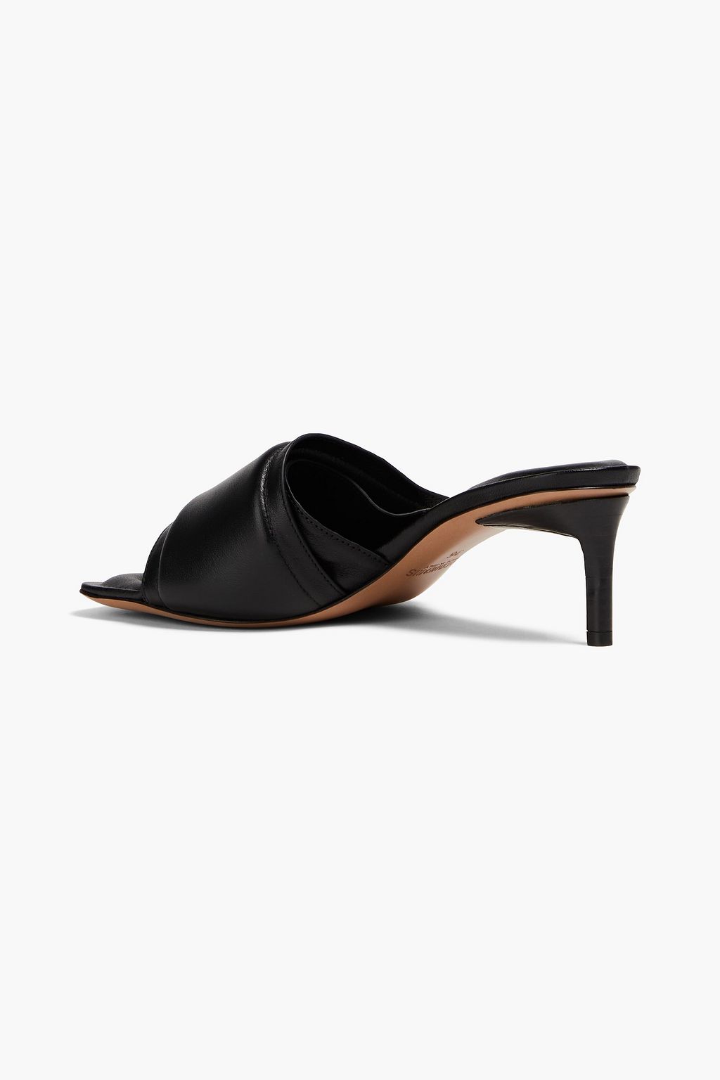 JACQUEMUS Piscine padded leather mules