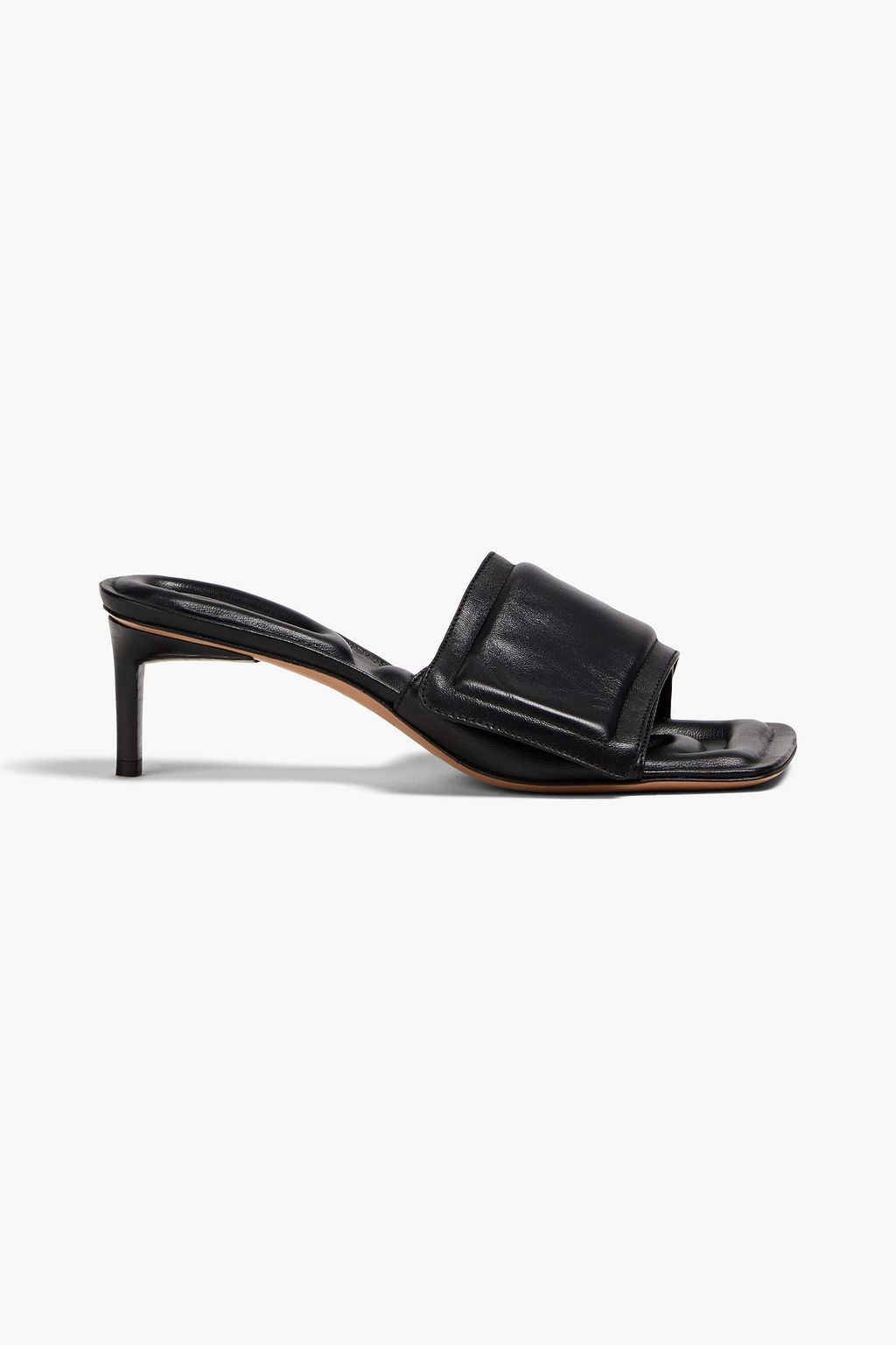 JACQUEMUS Piscine padded leather mules | THE OUTNET