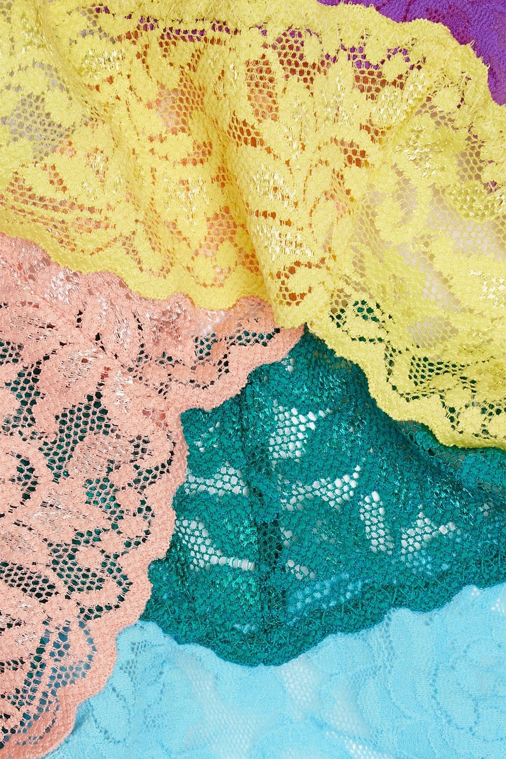 HANKY PANKY Signature set of three two-tone stretch-lace thongs
