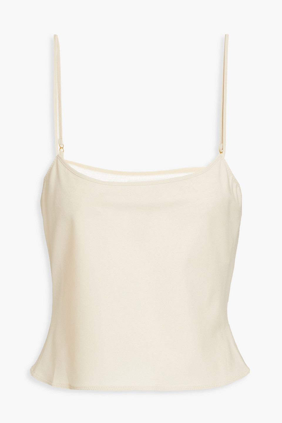 Jacquemus Le Haut Tangelo Wool-blend Tank Top In Off-white
