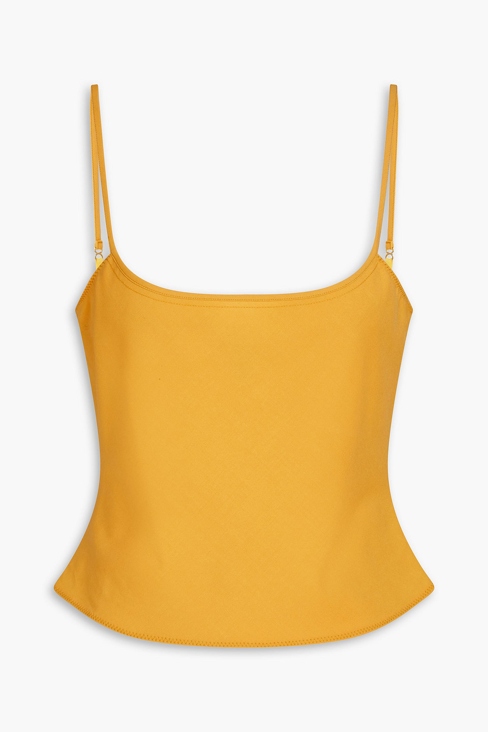 Jacquemus Le Haut Tangelo Stretch-wool Camisole In Saffron