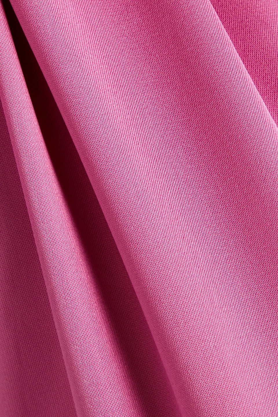 Jacquemus Le Body Mentalo Satin Halter Bodysuit In Magenta