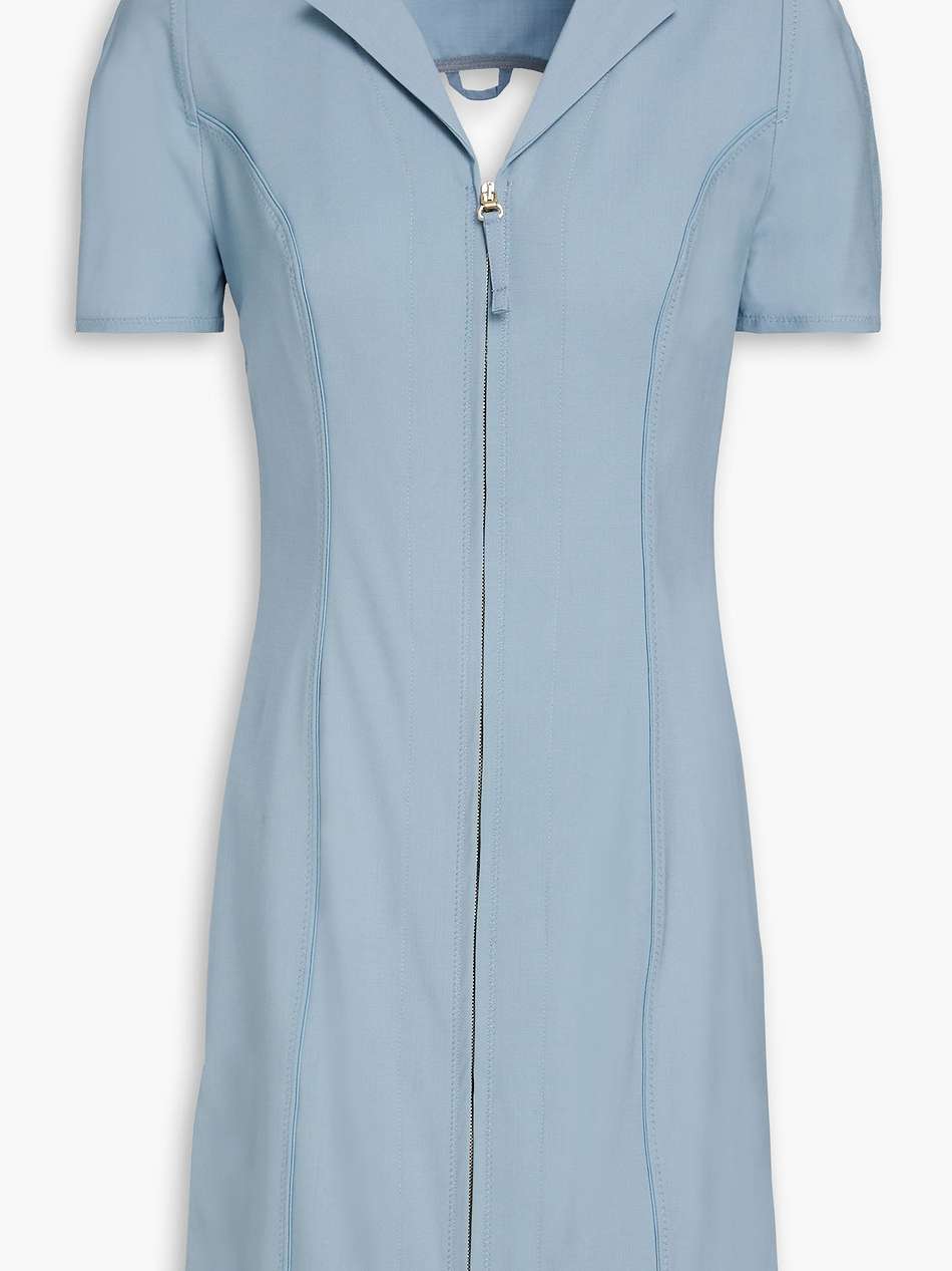 tangelo cutout stretch-wool mini dress