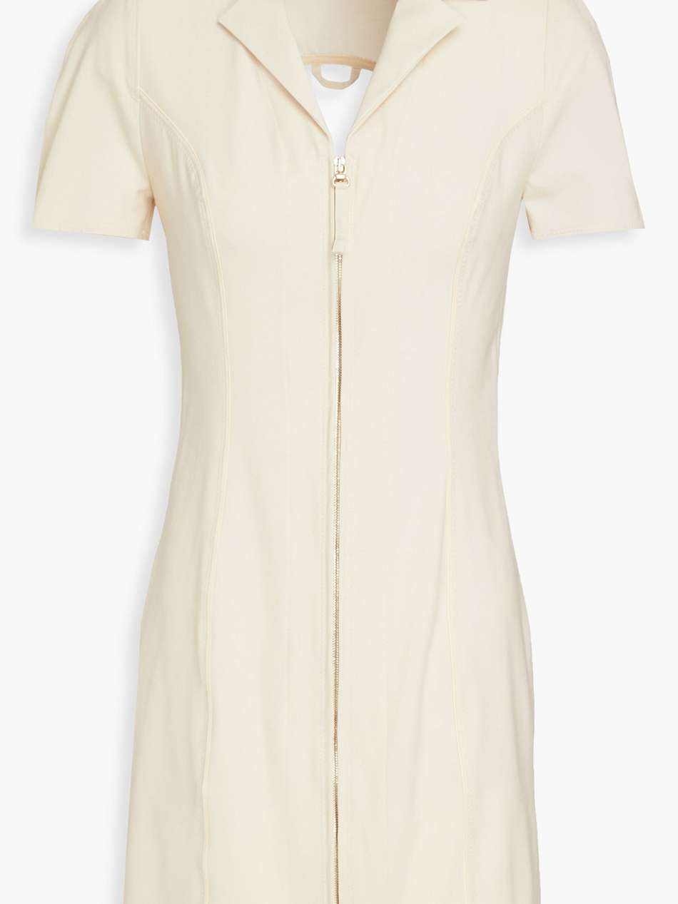 tangelo cutout stretch-wool mini dress