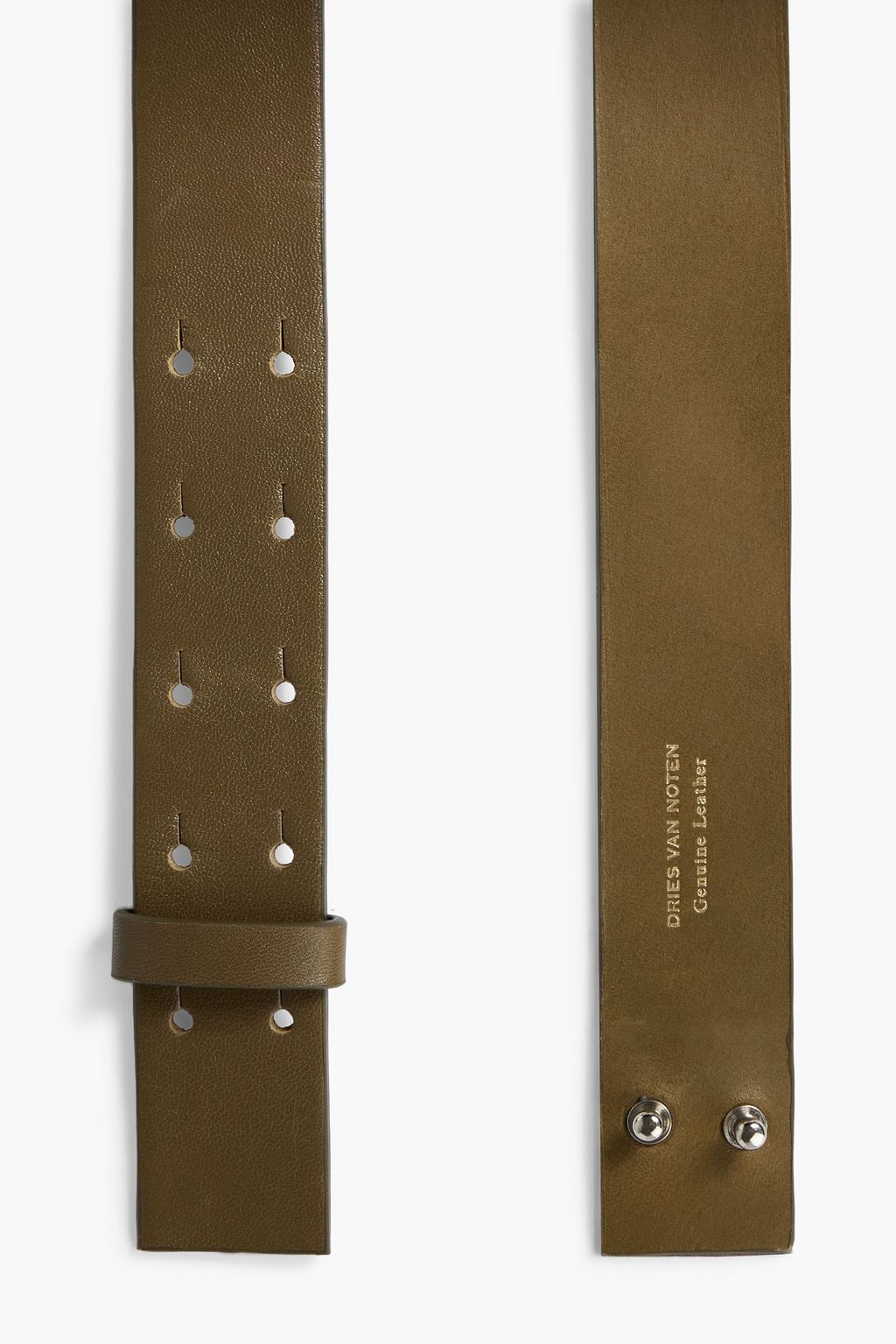 DRIES VAN NOTEN Beaded leather belt