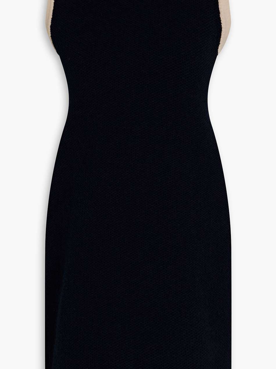 sorbetto cutout bouclé-knit mini dress