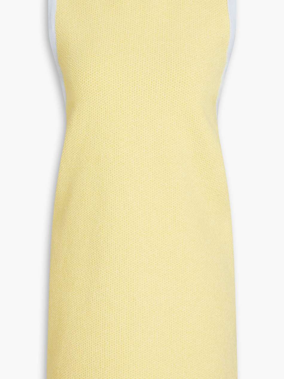 sorbetto cutout bouclé-knit mini dress