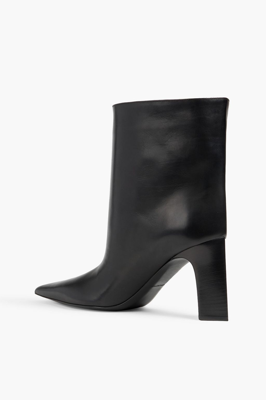 BALENCIAGA Blade leather ankle boots