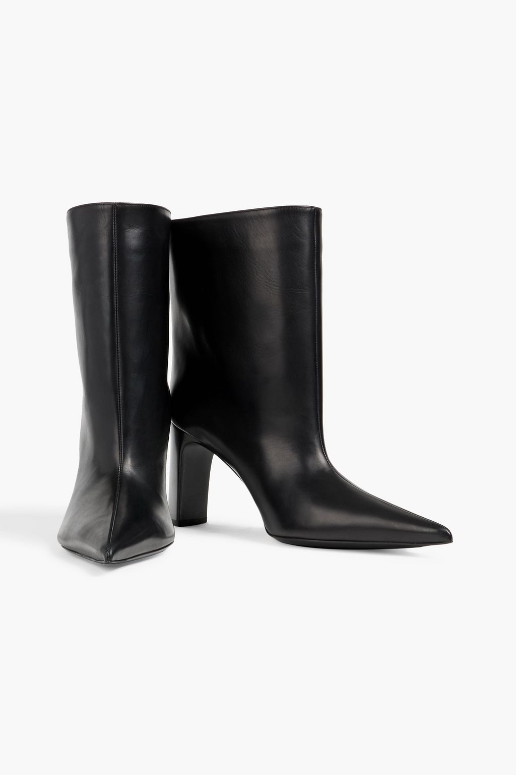 BALENCIAGA Blade leather ankle boots