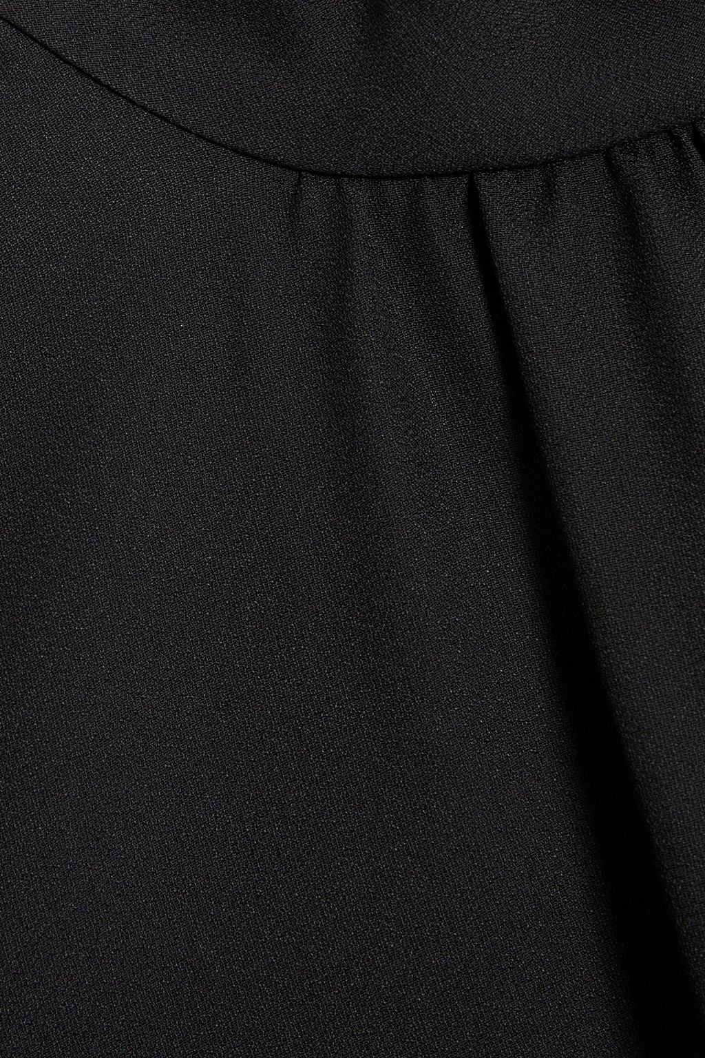 REDVALENTINO Layered ruffled crepe mini dress