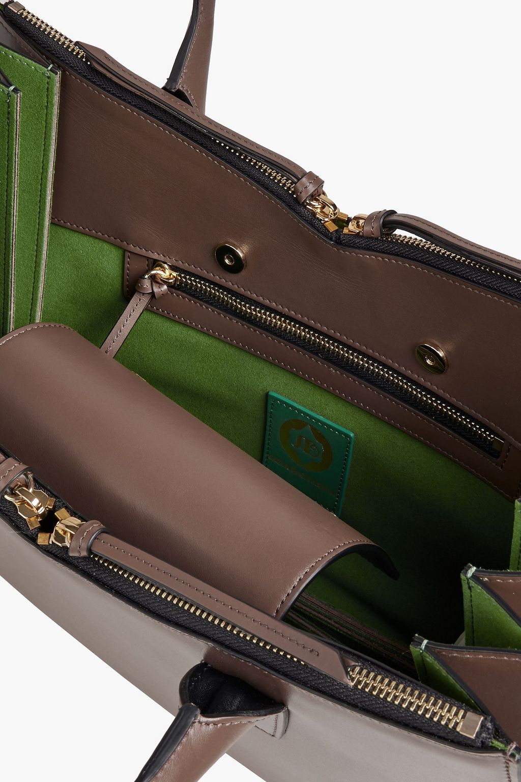 SARA BATTAGLIA Tati Plissé leather tote