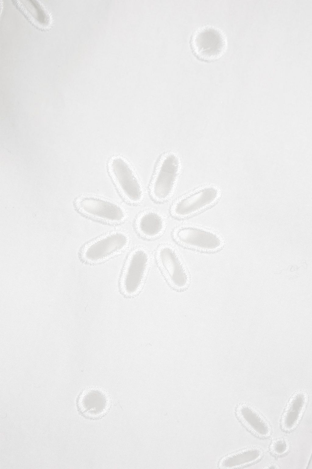 REDVALENTINO Broderie anglaise cotton shirt
