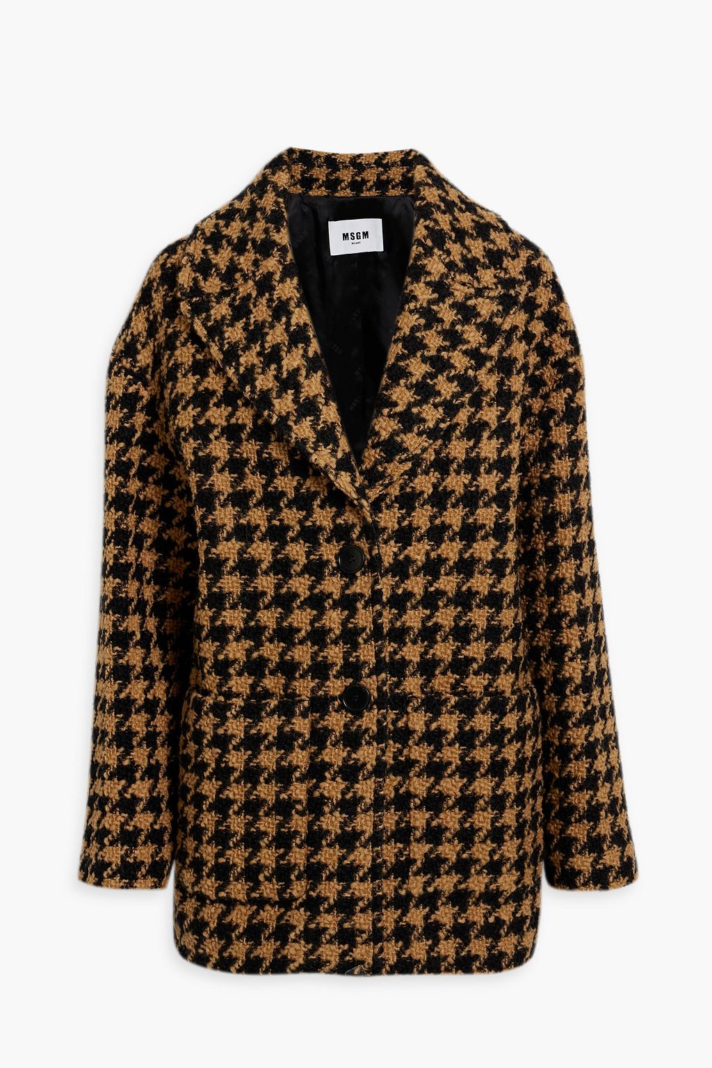 Houndstooth tweed coat deals