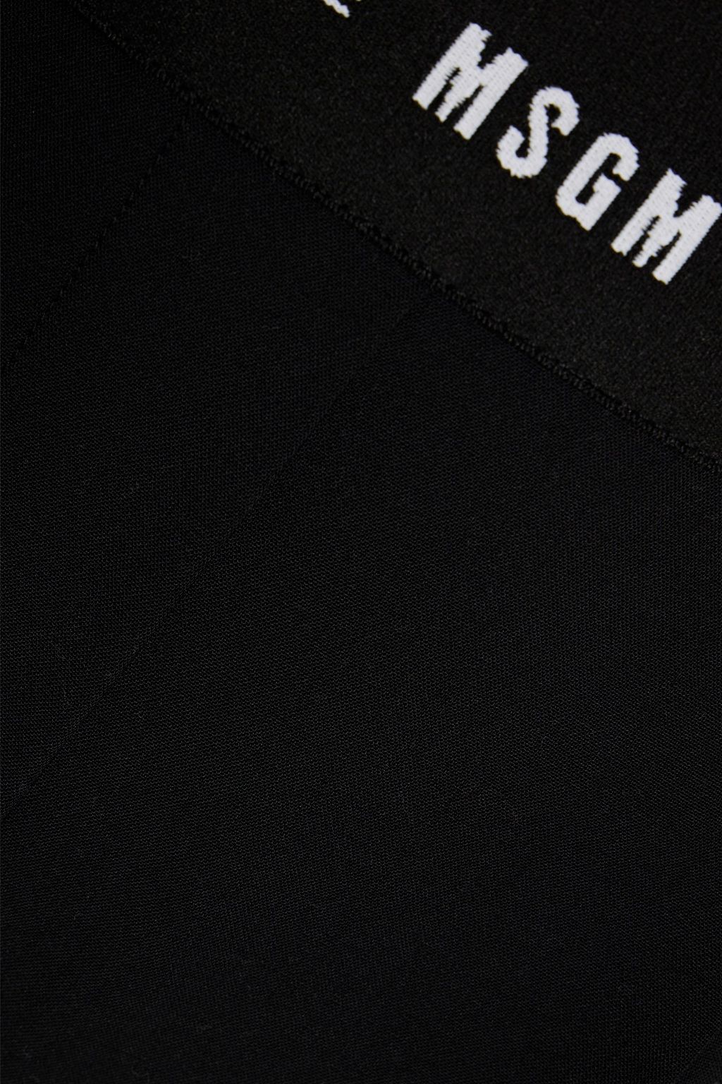 MSGM Cropped wool-blend wide-leg pants