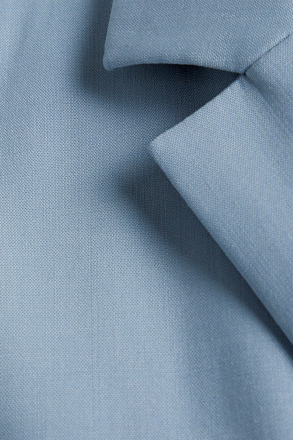 Jacquemus La Veste Melo Backless Stretch Virgin Wool Blazer In Light Blue